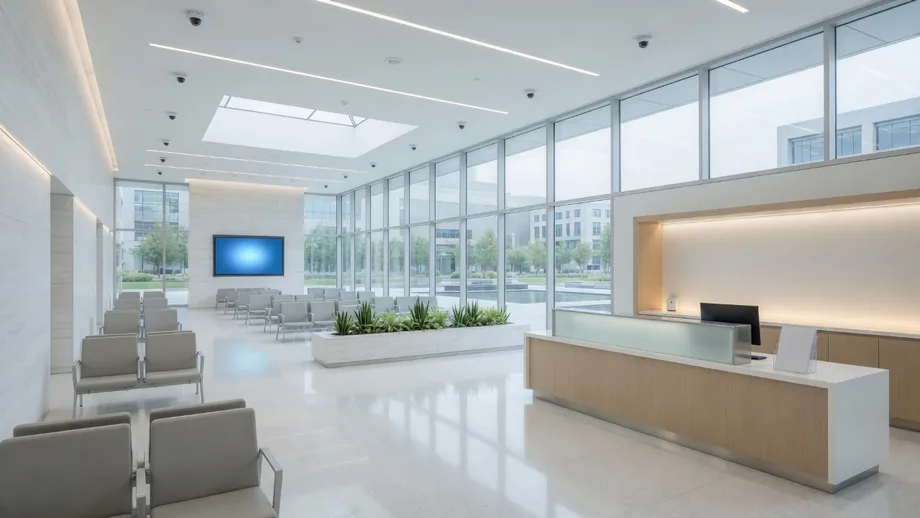 Hospital intake lobby